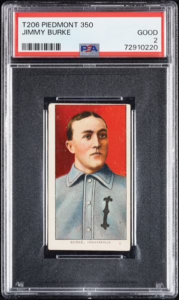 1909-11 T206 Jimmy Burke PSA 2