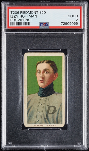 1909-11 T206 Izzy Hoffman Providence PSA 2