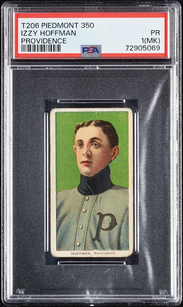 1909-11 T206 Izzy Hoffman Providence PSA 1 (MK)