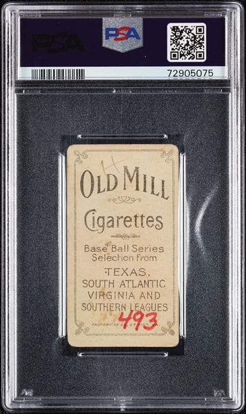 1909-11 T206 Ernie Howard Savannah (Old Mill Back) PSA 2 (MK)