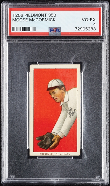 1909-11 T206 Moose McCormick PSA 4