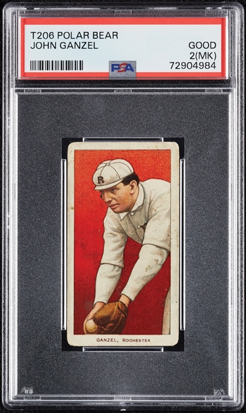 1909-11 T206 John Ganzel PSA 2 (MK)