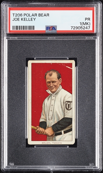 1909-11 T206 Joe Kelley PSA 1 (MK)