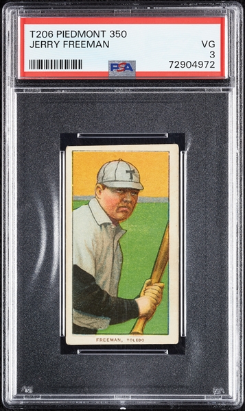 1909-11 T206 Jerry Freeman PSA 3