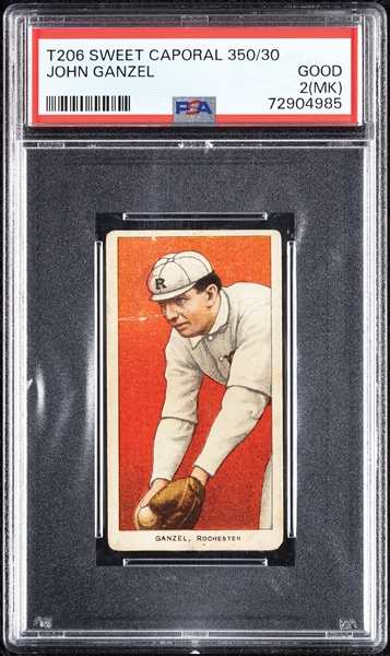 1909-11 T206 John Ganzel PSA 2 (MK)