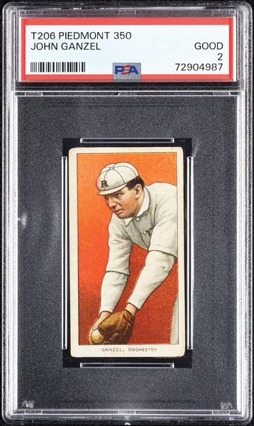 1909-11 T206 John Ganzel PSA 2 