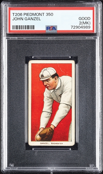 1909-11 T206 John Ganzel PSA 2 (MK)