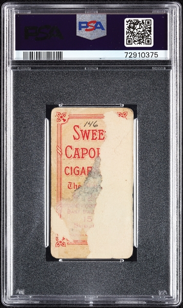 1909-11 T206 Lou Criger PSA Authentic