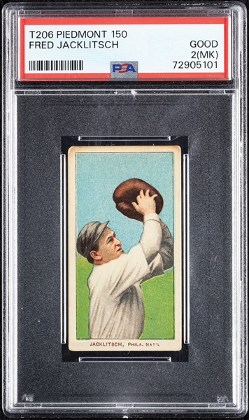 1909-11 T206 Fred Jacklitsch PSA 2 (MK)