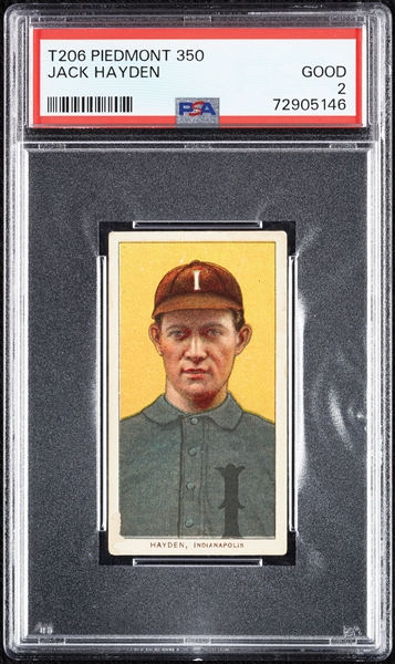 1909-11 T206 Jack Hayden PSA 2