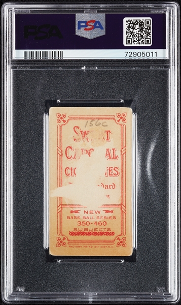 1909-11 T206 Joe Lake St. Louis, No Ball PSA 1 (MK)