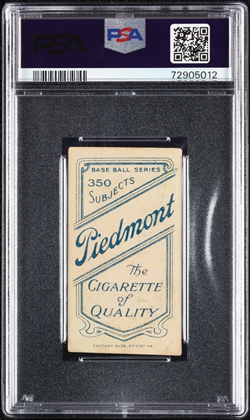 1909-11 T206 Joe Lake St. Louis, No Ball PSA 3.5