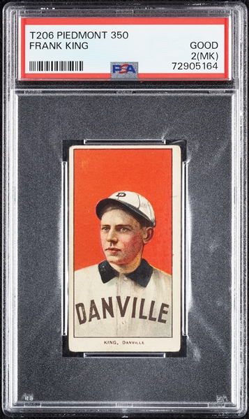 1909-11 T206 Frank King PSA 2 (MK)