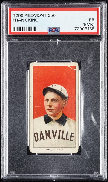 1909-11 T206 Frank King PSA 1 (MK)