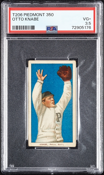 1909-11 T206 Otto Knabe PSA 3.5