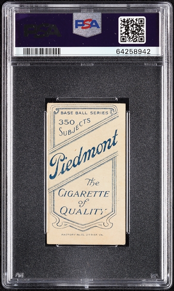 1909-11 T206 George McBride PSA 4