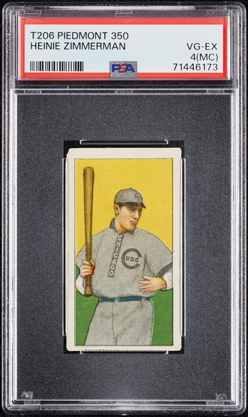 1909-11 T206 Heinie Zimmerman PSA 4 (MC)