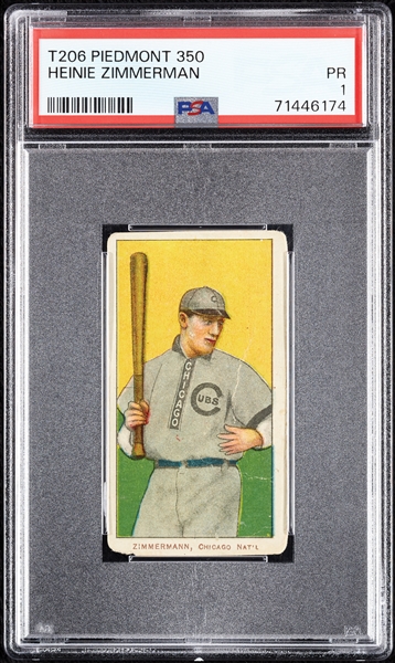 1909-11 T206 Heinie Zimmerman PSA 1