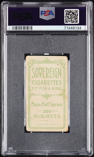 1909-11 T206 Ed Willetts (Willett) (Sovereign 350 Back) PSA 1