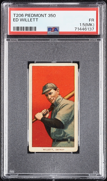 1909-11 T206 Ed Willett PSA 1.5 (MK)