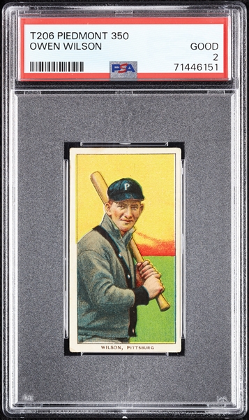 1909-11 T206 Owen Wilson PSA 2