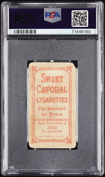 1909-11 T206 Hooks Wiltse Portrait, With Cap PSA 1