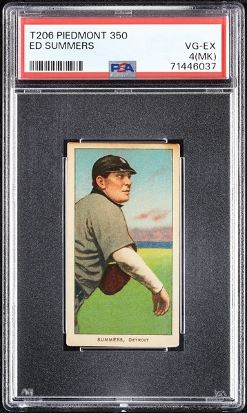 1909-11 T206 Ed Summers PSA 4 (MK)