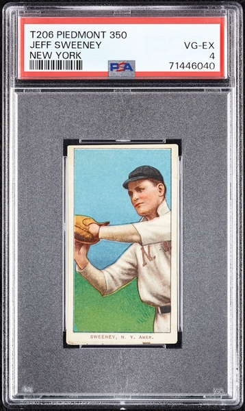 1909-11 T206 Jeff Sweeney New York PSA 4