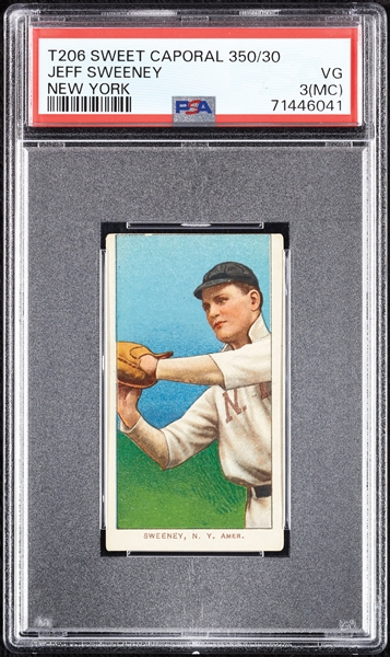 1909-11 T206 Jeff Sweeney New York PSA 3 (MC)