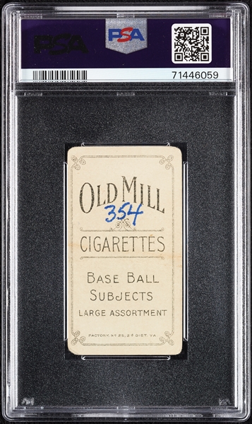 1909-11 T206 Ira Thomas (Old Mill Back) PSA 2 (MK)