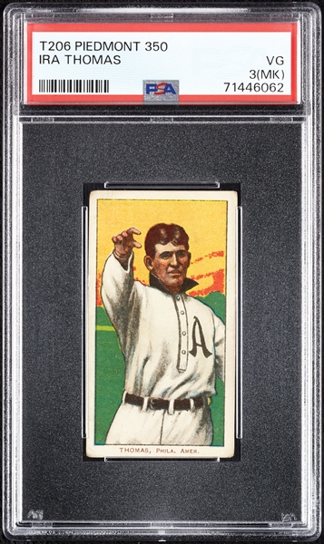 1909-11 T206 Ira Thomas PSA 3 (MK)