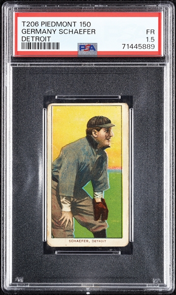 1909-11 T206 Germany Schaefer Detroit PSA 1.5