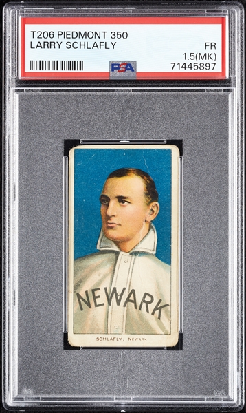 1909-11 T206 Larry Schlafly PSA 1.5 (MK)