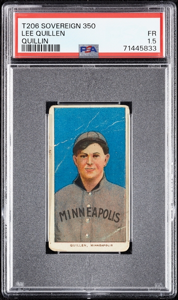 1909-11 T206 Lee Quillen (Quillin) (Sovereign 350 Back) PSA 1.5