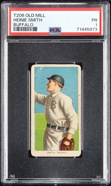 1909-11 T206 Heinie Smith Buffalo PSA 1