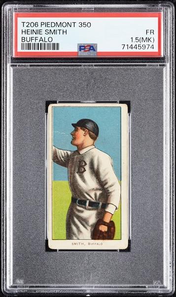 1909-11 T206 Heinie Smith Buffalo PSA 1.5 (MK)