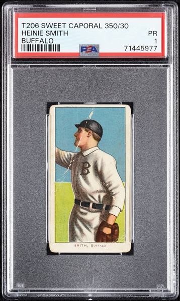 1909-11 T206 Heinie Smith Buffalo PSA 1