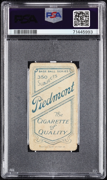 1909-11 T206 Jake Stahl No Glove Shows PSA 1