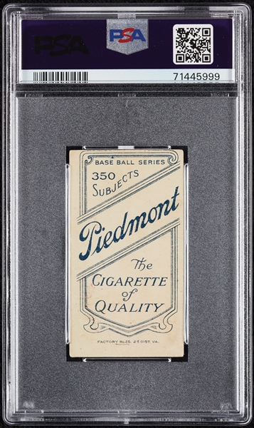 1909-11 T206 Oscar Stanage PSA 3