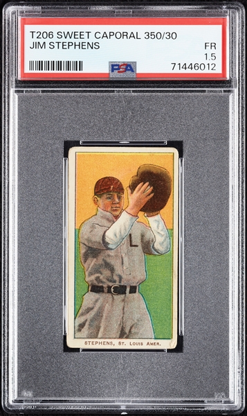 1909-11 T206 Jim Stephens PSA 1.5