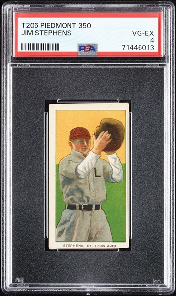 1909-11 T206 Jim Stephens PSA 4