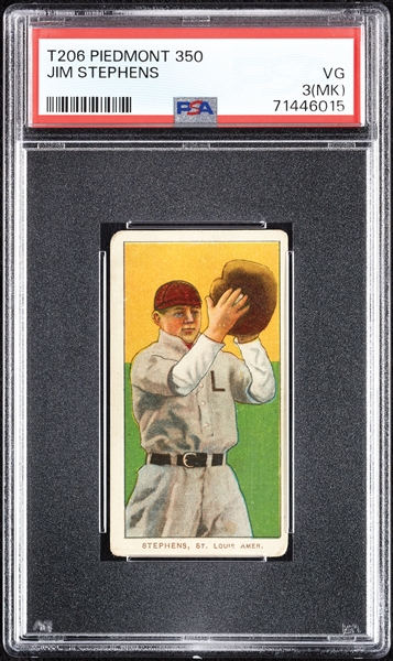 1909-11 T206 Jim Stephens PSA 3 (MK)