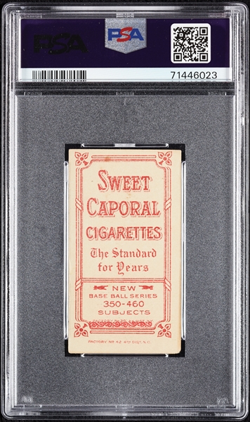 1909-11 T206 Gabby Street Catching PSA 2