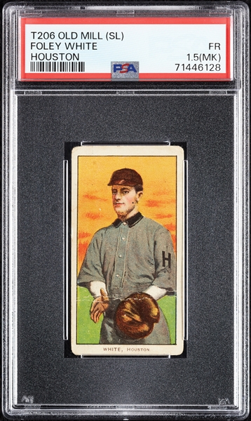 1909-11 T206 Foley White Houston (Old Mill Back) PSA 1.5 (MK)