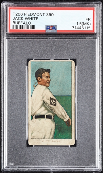 1909-11 T206 Jack White Buffalo PSA 1.5 (MK)