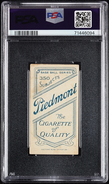 1909-11 T206 Jack Warhop PSA 3.5