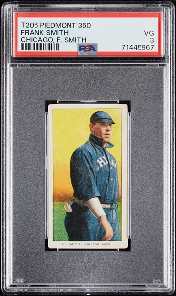 1909-11 T206 Frank Smith Chicago, F. Smith PSA 3