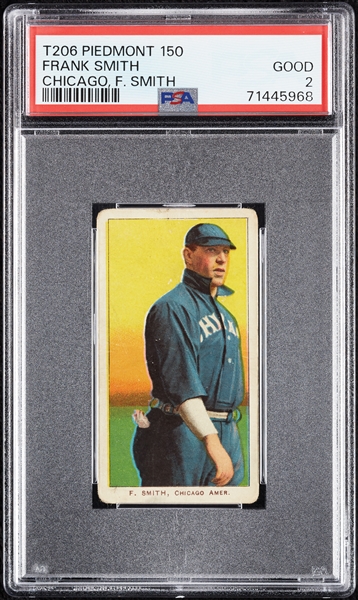 1909-11 T206 Frank Smith Chicago, F. Smith PSA 2