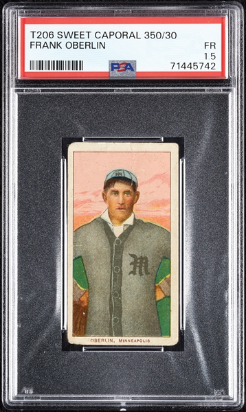 1909-11 T206 Frank Oberlin PSA 1.5