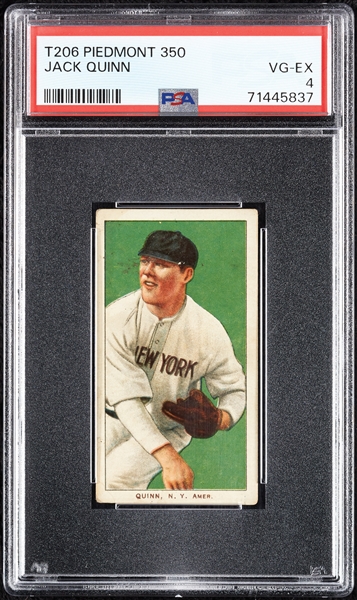 1909-11 T206 Jack Quinn PSA 4